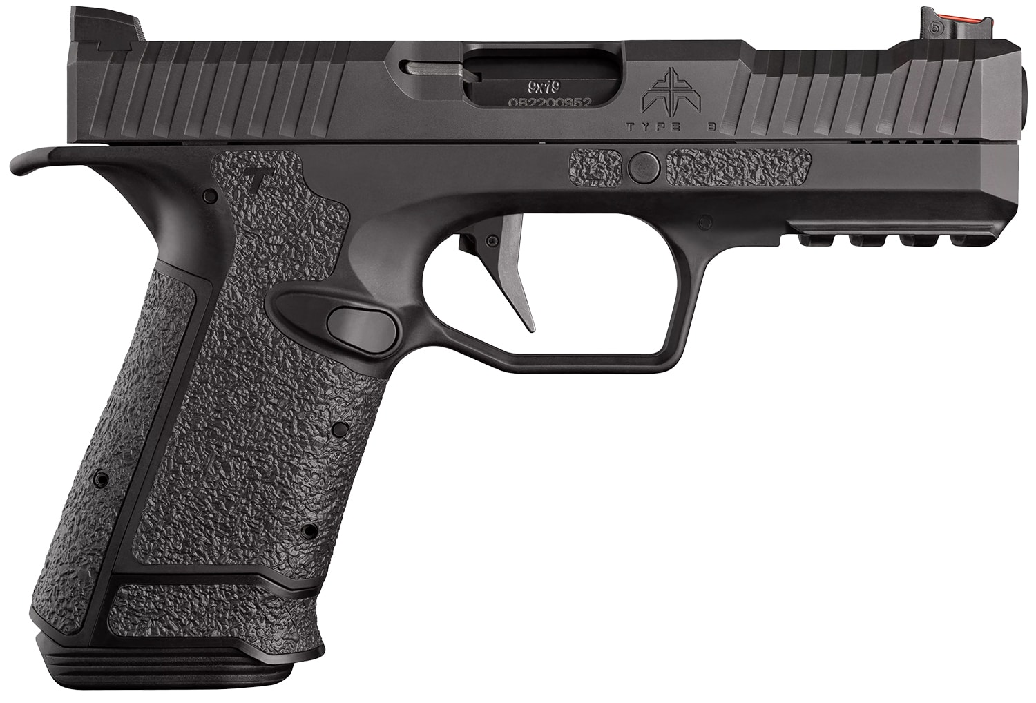 PTR Archon B Gen2 9mm pistol, black finish, 4.3-inch barrel with modular grips