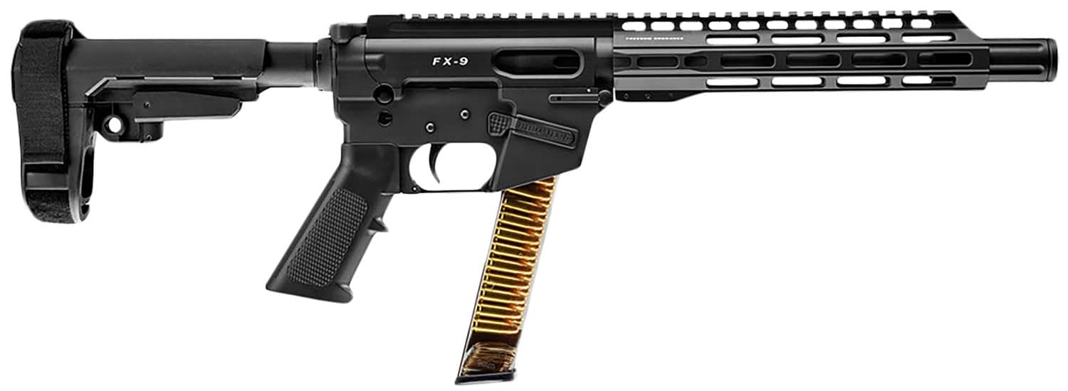 FREEDOM ORDNANCE FX-9 9mm Luger 10-inch nitride barrel, M-LOK handguard, SBA3 brace
