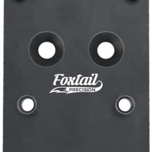 Foxtail Precision 100006 Red Dot Adapter Plate for Optics-Ready Pistol  Black Anodized Glock MOS