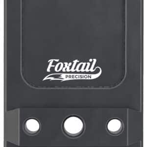 Foxtail Precision 100014 Rear Sight Dovetail Optic Adapter Plate for non MOS Glock  Black Anodized Glock Non MOS