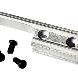 Crickett KSA031ALNA Scope Mount Kit 3/8"  Silver