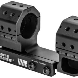 Griffin Armament GSMC1425H34MM Cantilever Mount  Black Anodized 6061 T-6 Aluminum 15 MOA