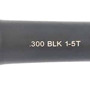 Faxon Firearms   Match 300 BLK 6" Nitride 416-R Stainless QPQ Nitride Barrel