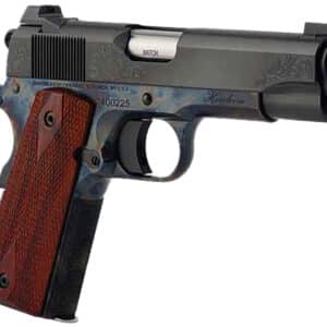 Dan Wesson 01779 Heirloom 2024 45 ACP 8+1 4.25" Stainless Blued Carbon Steel Slide Polished Grip