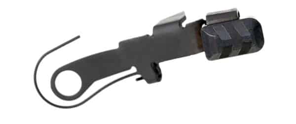 Tyrant CNC TDGSTOP24BLK Extended Slide Release  9mm Glock Gen 2-4 Black 6061 Aluminum