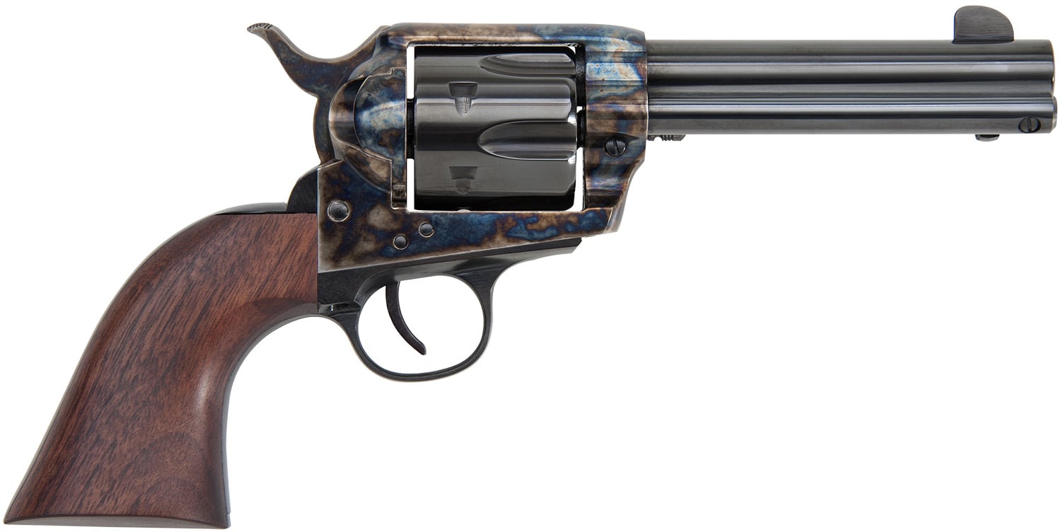 Turner Fabrications Traditions 1873 Trump-Fight 45 Long Colt revolver 4.75 inch blued barrel walnut grip