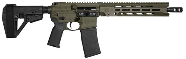 Diamondback DB1984K101 DB15 Obsidian 5.56 NATO 30+1 11.50" Black Nitride 11" M-LOK Handguard SBA5 Brace Magpul MOE K2 Grip