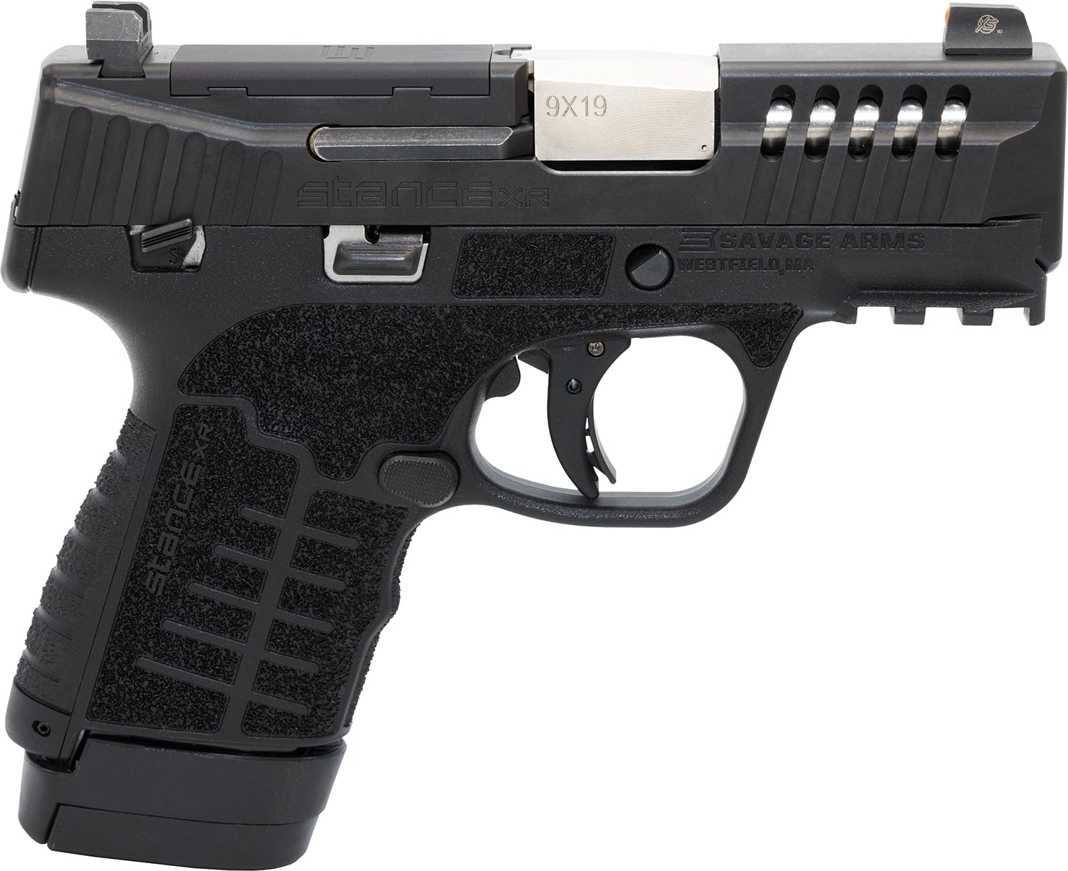 Savage Stance XR 9mm pistol 3.2-inch barrel black nitride slide black polymer grip