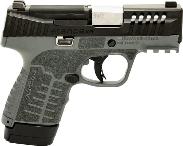 Savage Stance XR MC9 9mm pistol gray frame black nitride slide 3.2 inch barrel