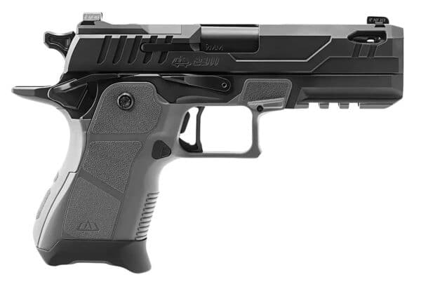 OA Defense 2311 Compact Pro 9mm with 4.25 inch ported barrel, gray/black finish