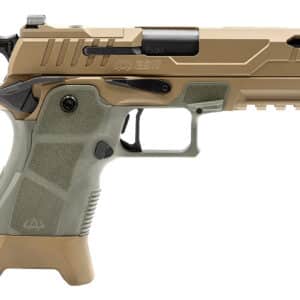 Oa Defense OA2311CPROPLSHDSPRT17 2311 Compact Pro Plus Kit 9x19 17rd 4.25" Black DLC Ported Barrel High Desert Sage Optic Ready 17-4 Stainless Steel Slide High Desert Sage Polymer Grip Ambidextrous