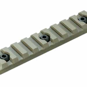 Timber Creek Outdoors M9SPRFDE M-LOK 9 Slot Picatinny Rail  FDE Aluminum