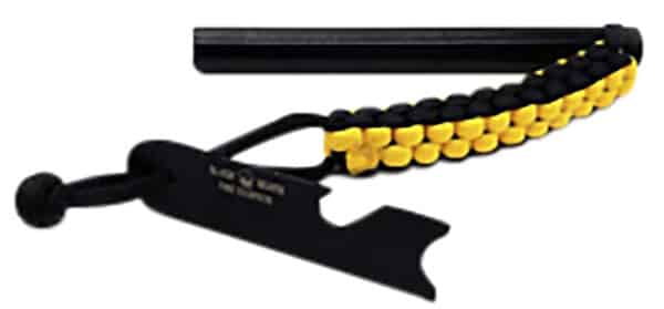 Black Beard Fire Starters FR Ferro Rod  Black/Yellow 7' Long