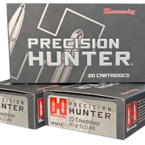 Hornady 83412   22Creedmoor Extremely Low Drag-eXpanding 20 Per Box/10 Case