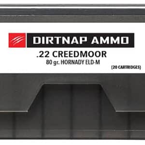 Fierce Firearms DNP22CM80GRELDM Dirtnap  22Creedmoor 80gr Extremely Low Drag-Match 20 Per Box/10 Case