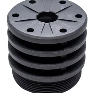 SilencerCo AC2022 Bravo Anchor Brake 30 Cal 7075-T6 Aluminum Black