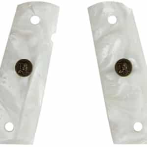 Pachmayr 62001 Custom Grip White Simulated Pearl Panels for 1911 with Ambidextrous Safety