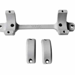 DNZ 30550S Game Reaper-Tikka Scope Mount/Ring Combo Silver 30mm