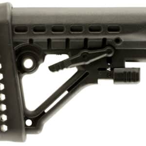 Archangel AA120 Heavy Duty  Black Synthetic, 6 Position, Fits AR-Platform with Commercial Tube