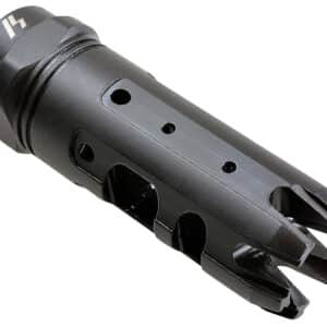 Strike Industries KINGCOMP22 King Comp  Black Steel with 1/2"-28 tpi Threads, 2.62" OAL & 0.87" Diameter for 223 Rem, 5.56x45mm NATO AR-Platform