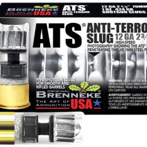 Brenneke SL122ATS ATS Home Defense 12Gauge 2.75" 1oz Slug Shot 5 Per Box/50 Case