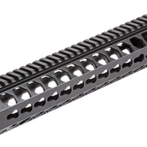 Firefield FF34051 Edge Handguard 12" Keymod Style Made of 6061-T6 Aluminum with Black Matte Finish for AR-15