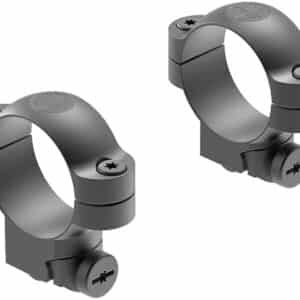 Leupold 51041 Ringmounts Scope Ring Set Matte Black Steel, 30mm Tube Medium Dovetail Fits Ruger M77