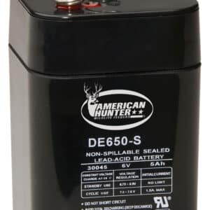 American Hunter DE30053 HR Rechargeable Lantern Battery  6 Volt 5 AMP