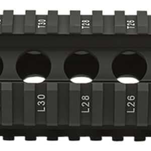 BCM QRF12556BLK QRF  12" Free-Floating Style Made of Aluminum with Black Anodized Finish & Picatinny Rail for AR-Platform