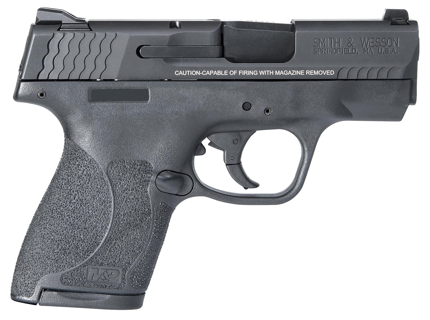 Smith & Wesson M&P Shield M2.0 9mm pistol 3.1 inch barrel black polymer frame tritium night sights