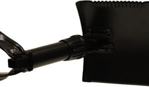 RED ROCK MILITARY TRI-FOLD - SHOVEL W/ CASE 23" OPEN BLACK