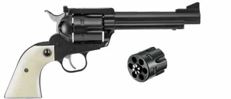Ruger Flattop .45 ACP 5.5 inch revolver blue finish simulated ivory grips