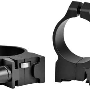 Warne 14RLM Ruger Maxima Matte Black 30mm Medium Quick Detach 0 MOA
