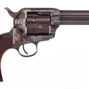 Taylors and Company Gunfighter blued steel 4.75 inch revolver with walnut grips