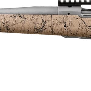 Ruger Hawkeye FTW Hunter left-hand bolt-action rifle with speckled tan/black H-S Precision synthetic stock