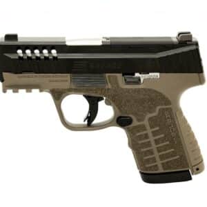 Savage Stance XR 9mm pistol with Flat Dark Earth polymer grip and 3.2-inch barrel