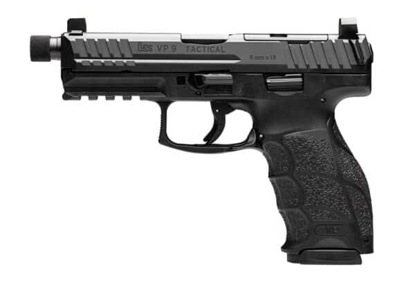 Heckler & Koch VP9 Tactical 9mm 4.7in threaded black optics-ready pistol