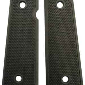 Archangel AA107 Grip Panels  Made of Aluminum With Black Anodized Diamond Checkering Finish for 1911 Government