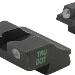 Meprolight USA 107763101 Tru-Dot  Green Tritium White Outline Front Sight-Green Tritium White Outline Rear Sight Colt 1911 Government/Commander
