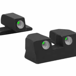 Meprolight USA 101103101 Tru-Dot  Green Tritium White Outline Front Sight-Green Tritium White Outline Rear Sight Sig Sauer P-Series