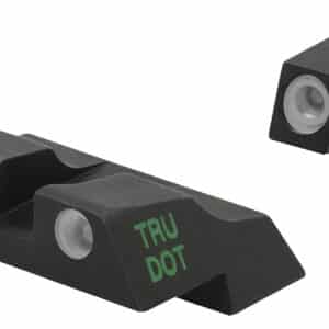 Meprolight USA 102263301 Tru-Dot  Green Tritium White Outline Front Sight-Orange Tritium White Outline Rear Sight Glock 26/27