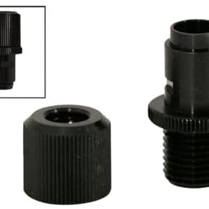Walther Arms 512105 Threaded Barrel Adapter  P22 Black Nitride Stainless Steel 1/2"-28 tpi Handgun