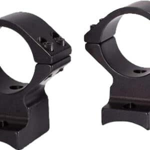 TALLEY RING/BASE COMBO 1" MED - HOWA SUPER LITE BLACK ANODIZED