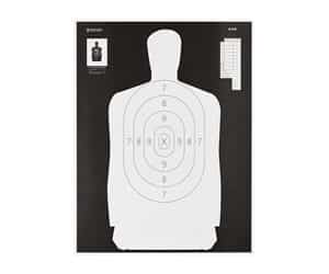 ACTION TGT B34 BLK/WHT SILHO 100PK