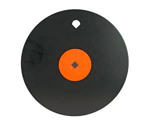 B/C 10" GONG ONE HOLE 3/8" AR500 STL