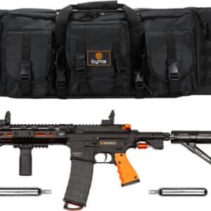 BYRNA MISSION 4 LAUNCHER BLACK - /ORG W/2 88GR CO2