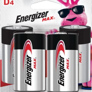 ENERGIZER MAX BATTERIES D - 4-PACK