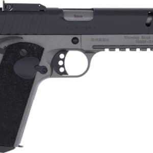 Girsan MC1911S Influencer X 9mm pistol two-tone tungsten/black Cerakote 5 inch barrel