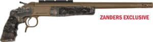CVA Scout Pistol .22-250 Remington 14in threaded barrel in burnt bronze with Realtree Excape furniture