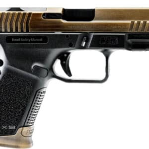 G-Force Arms RPX9 Exodus 9mm pistol bronze slide black polymer frame